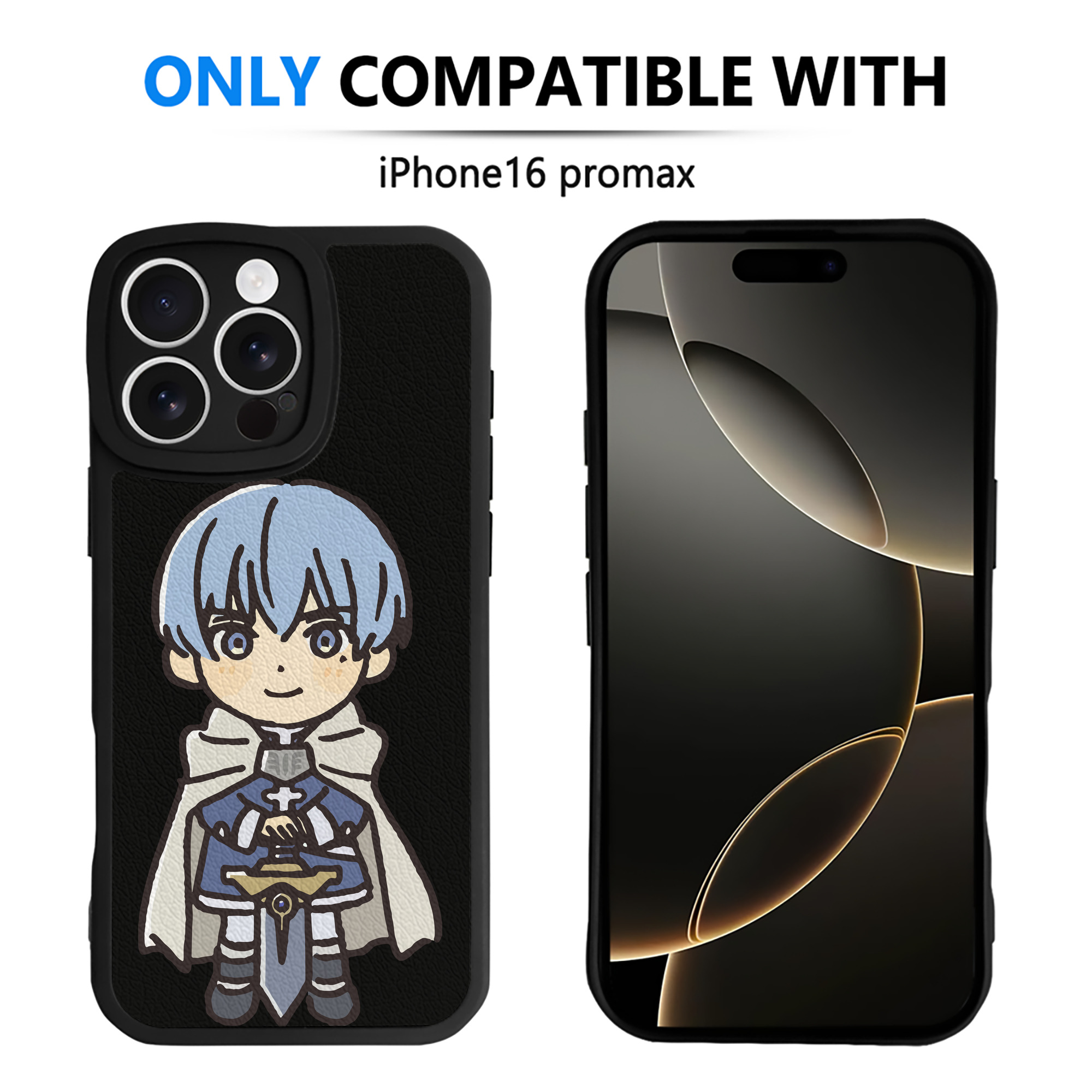 （画像用） 葬送のフリーレン Frieren 【iPhone 16シリーズ対応】シリコンスマホケース（レザー調） 材質：シリコン